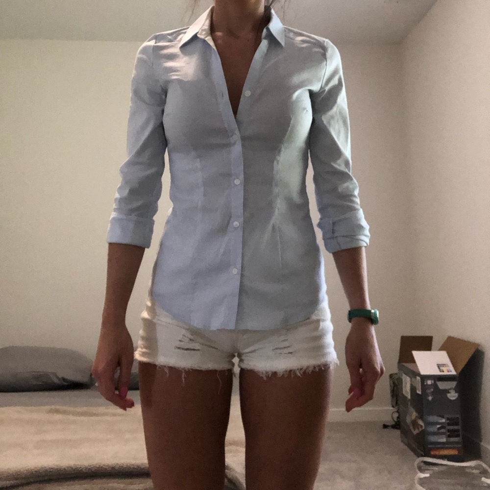 H&M Baby Blue button down
